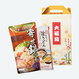 寄せ鍋の素750g&〆のうどん200gセット