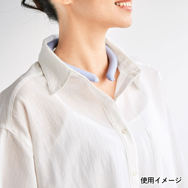 極細ネックヒンヤリング(SNS-1002526)使用イメージ