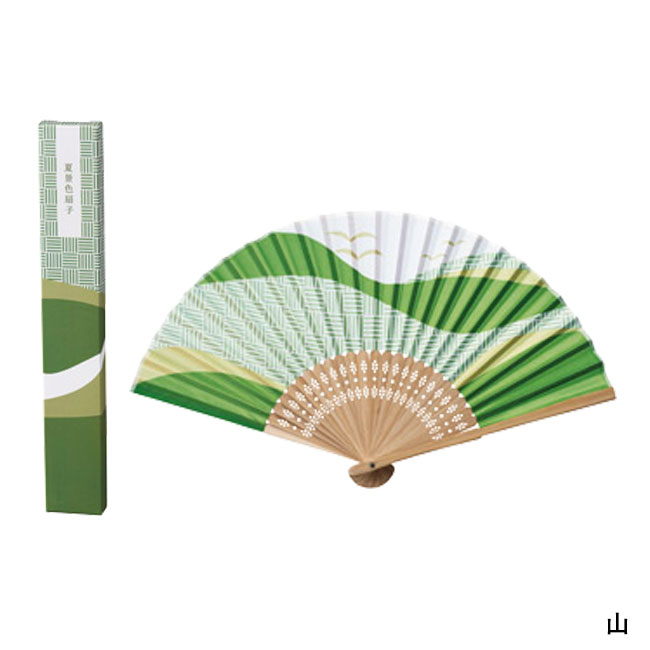 夏景色扇子(SNS-1002529)山
