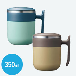 フタ付ダブルウォールステンレスマグ