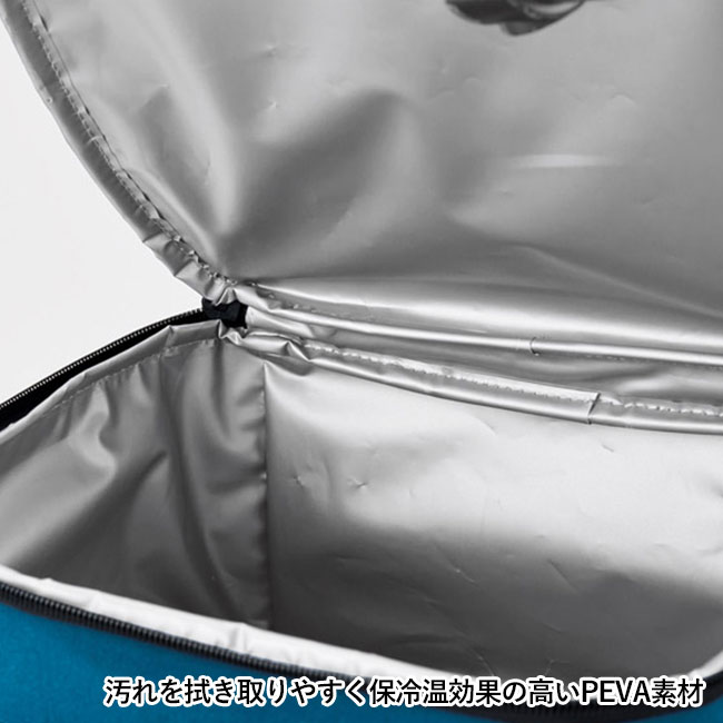 キャンプス フリーハンドル保冷温バッグ(SNS-1002541)汚れを拭き取りやすく保冷温効果の高いPEVA素材