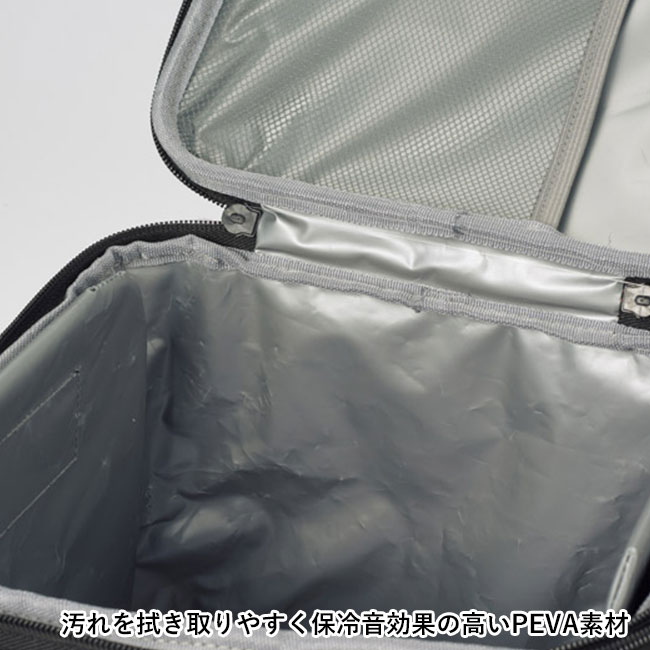 キャンプス ハードシェル収納保冷温バッグ（SNS-1002542）汚れを拭き取りやすく保冷温効果の高いPEVA素材