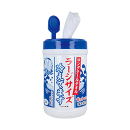 ロングクールタオル　ラージサイズ（ボトル入り）２０枚入