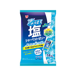 凍らせて塩シャーベットゼリー スポーツドリンク味