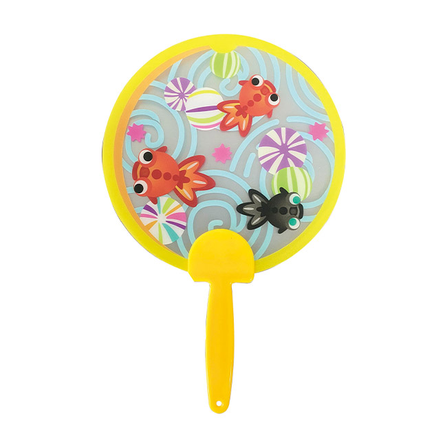 夏柄うちわ　金魚（SNS-1002631）柄２