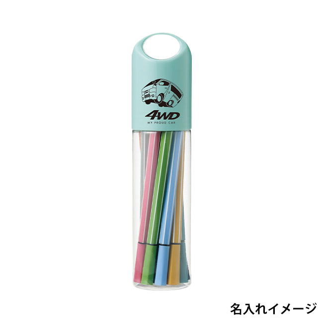 たっぷりカラーペン１２色セット（SNS-1002675）名入れイメージ