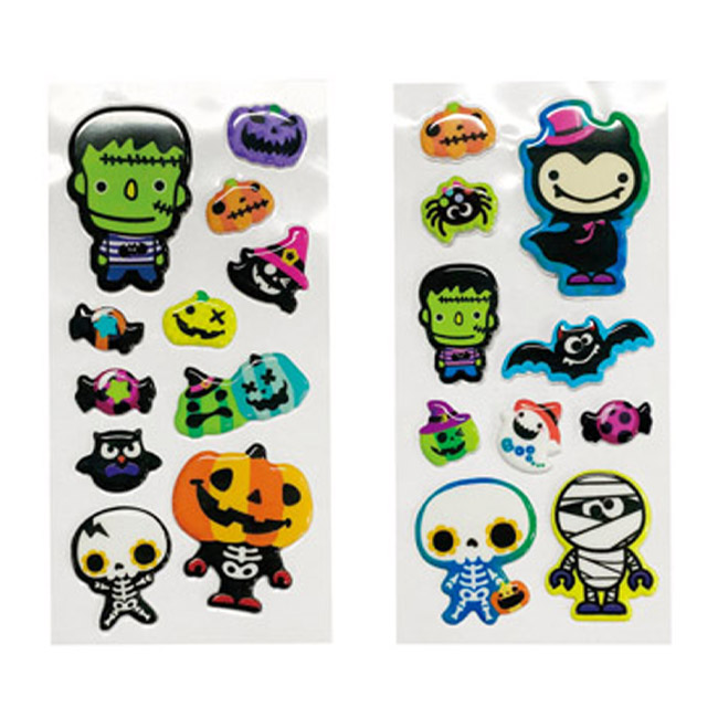 ハロウィンぷっくりミニシール(SNS-1002764)シールデザイン例1