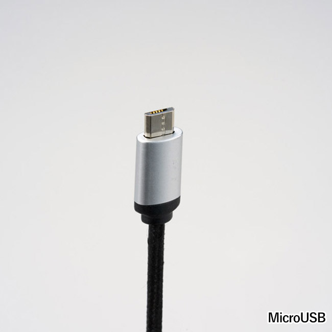 カラビナ付USBマルチケーブル(SNS-1002778)MicroUSB