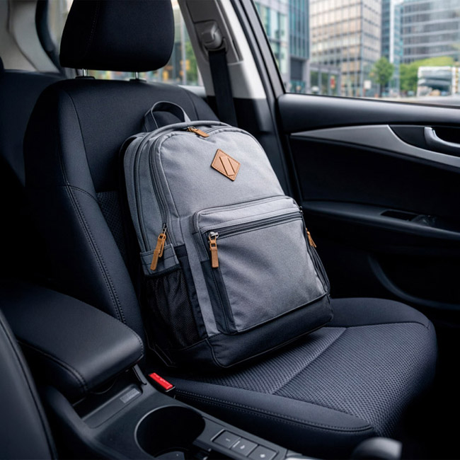 燃えん!ポーチ 耐炎くん(SNS-1002781)車で使用イメージ