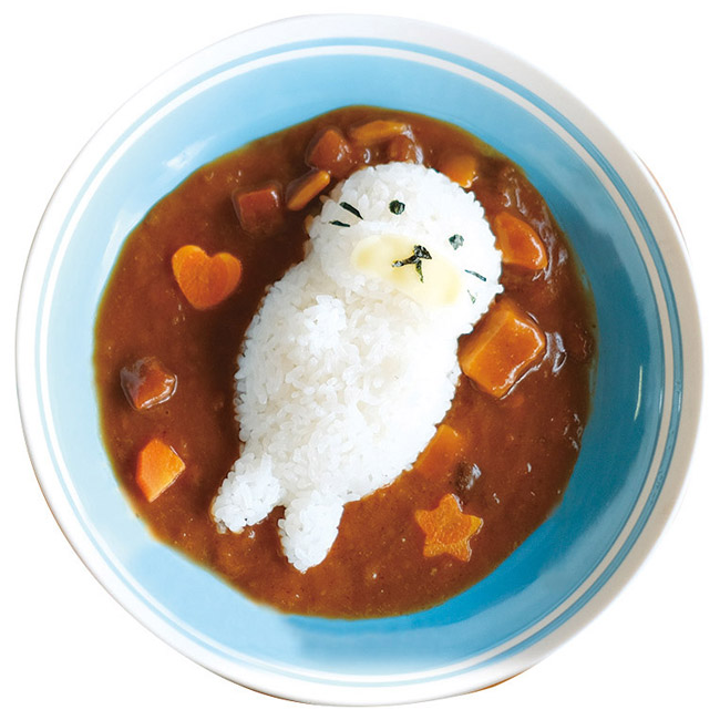 ぎゅっとポン立体ごはん(SNS-1002796)あざらし型