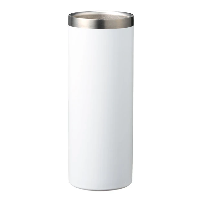 真空保冷温シリンダータンブラー 500ml(ホワイト)(SNS-1002893) 本体 ホワイト