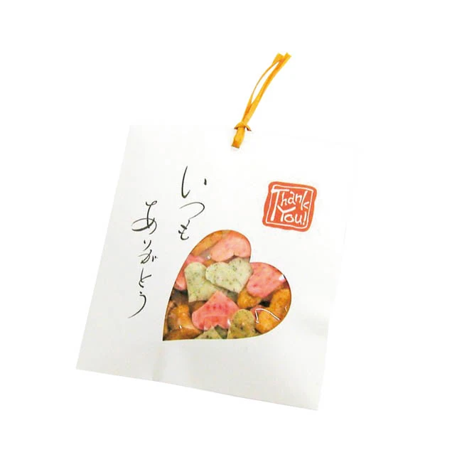 感謝のしおりハートおかき(SNS-1002939)