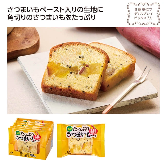 素材たっぷりさつまいもケーキ1個(SNS-1002947)