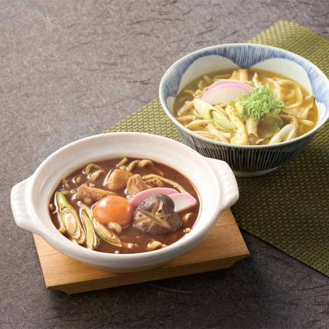 にっぽん美食めぐりなごや麺食べ比べ2食入（SNS-1002960）　使用イメージ（なごや麺2種）