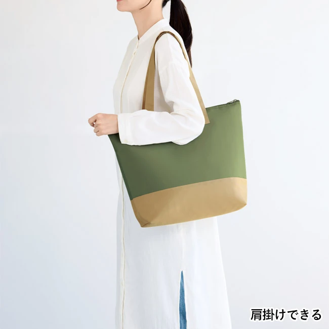 再生PET保冷温ビッグトートバッグ（SNS-1002991）　肩掛けできる