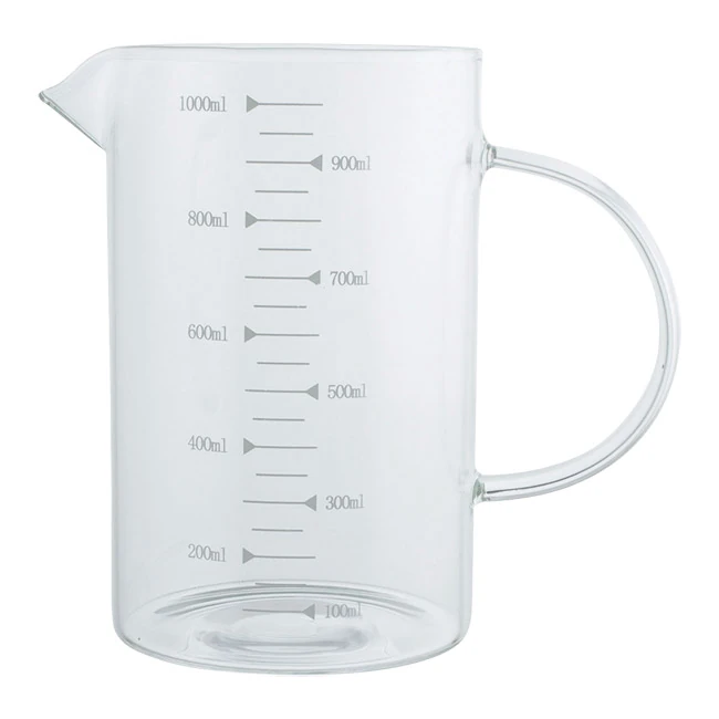 計量目盛付き耐熱ガラスピッチャー1000ml(SNS-1002999)本体