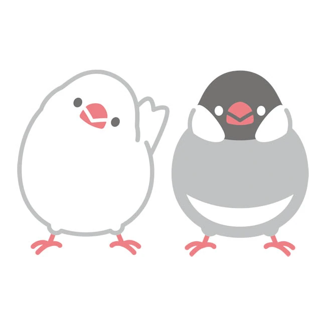 プリント洗濯ネット 文鳥柄(SNS-1003040) 柄イラスト(文鳥)