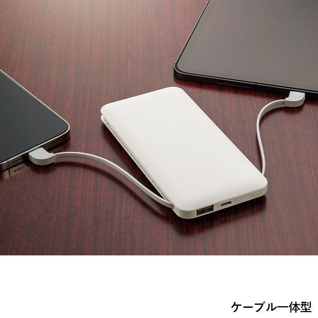 Newモバイルバッテリー10000（SNS-1200122）ケーブル一体型