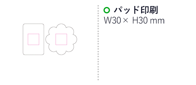 ふくらむマジックスポンジ（SNS-1200214）名入れ画像　パッド印刷　W30×H30mm