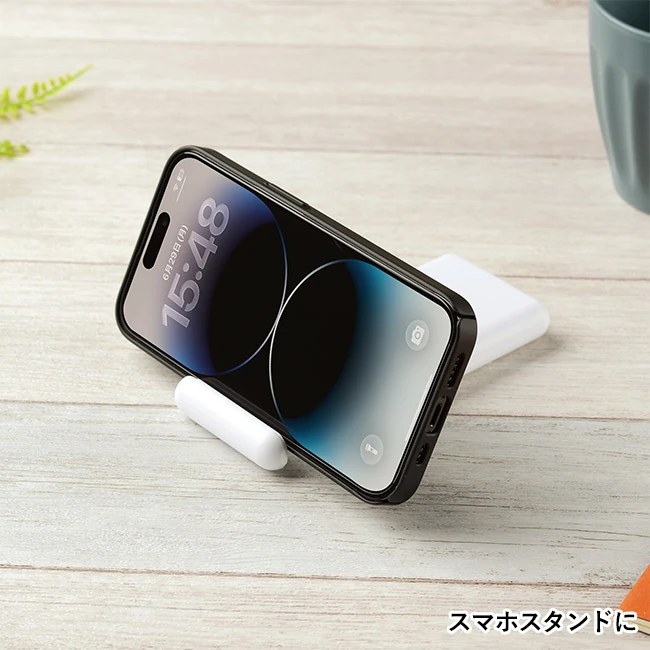 クリーナー付携帯スタンド(SNS-1200231)スマホスタンドに
