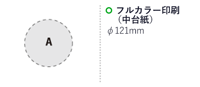 丼ランチボックス（箸付）【名入れ専用商品】（SNS-2400010）名入れ画像　フルカラー印刷：φ121mm