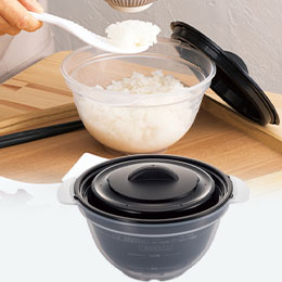 簡単！レンジで一合炊き
