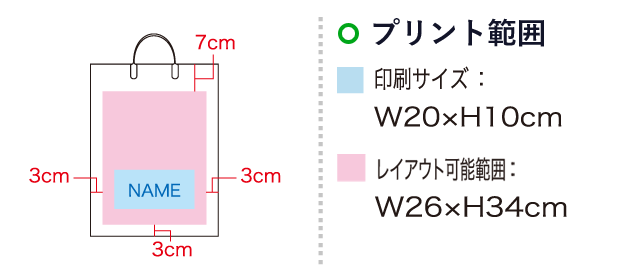NEWアクティブバッグ ロング（SNS-1100012）名入れ画像　印刷サイズ：W20×H10cm　レイアウト可能範囲：W26×H34cm