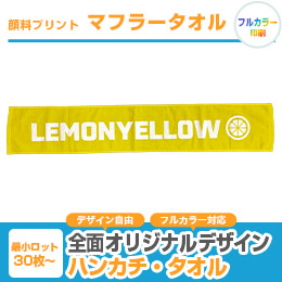 顔料プリント　マフラータオル