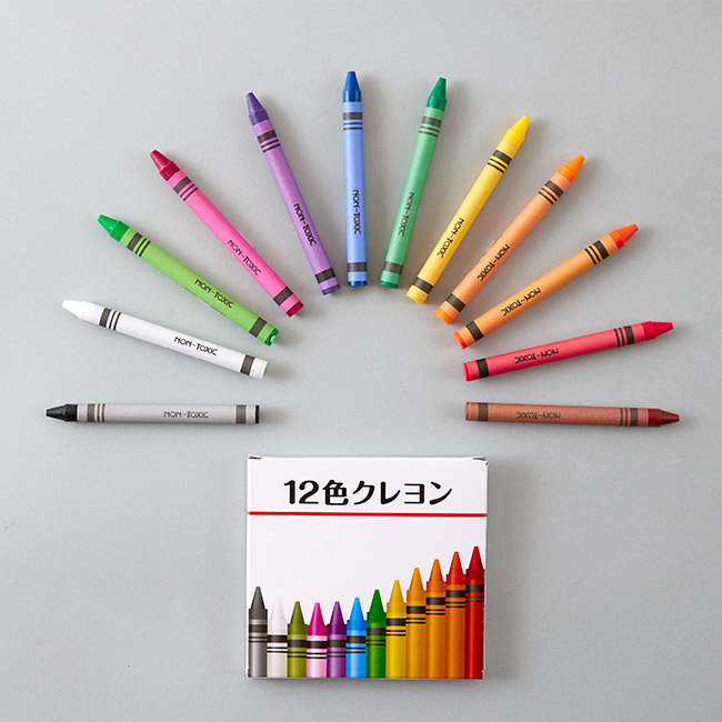12色クレヨン(SNS-3300001)商品イメージ