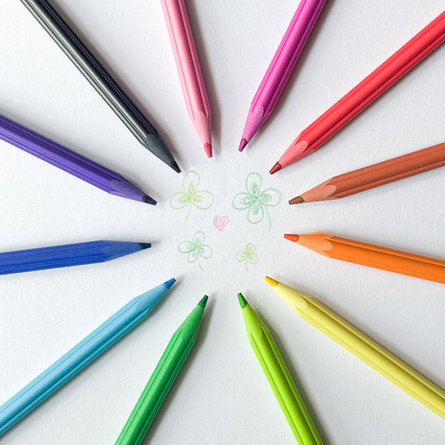 リサイクル色鉛筆12P（SNS-3300009）商品イメージ