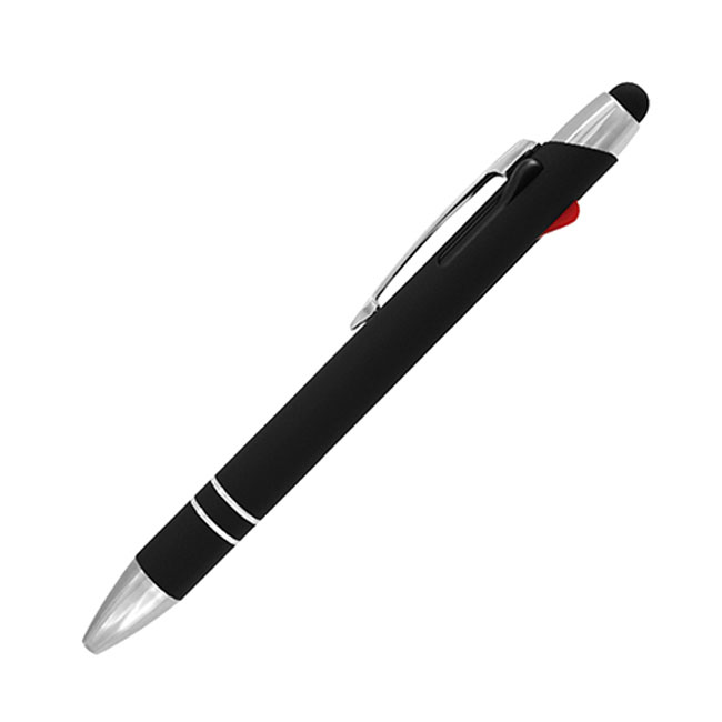 メタルラバー3色タッチボールペン（SNS-0100097）本体