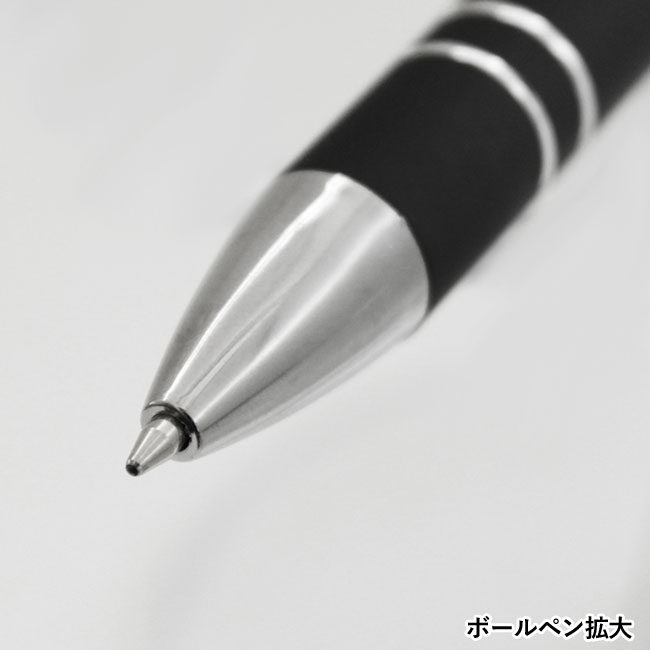 メタルラバー3色タッチボールペン（SNS-0100097）ボールペン拡大