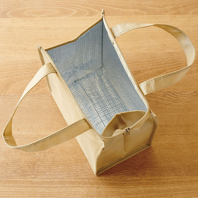 不織布保冷温バッグ（SNS-0100125）斜め、横