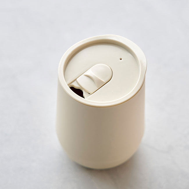 蓋付きラウンドタンブラー（SNS-0100149）スライド式飲み口