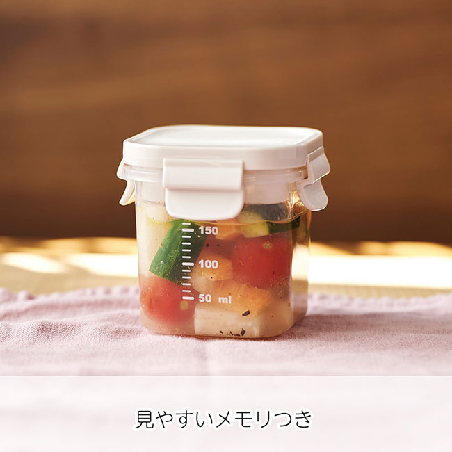 保冷剤付フードコンテナー（SNS-0100152）見やすいメモリ付き