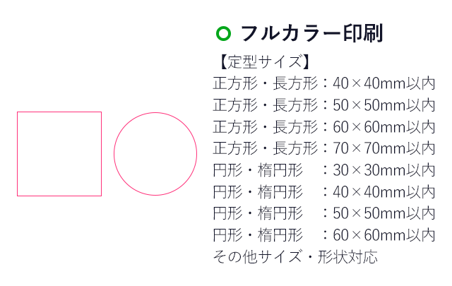 ステッカー印刷 ホログラムタイプ(seal-premium)名入れ画像 両面フルカラー印刷