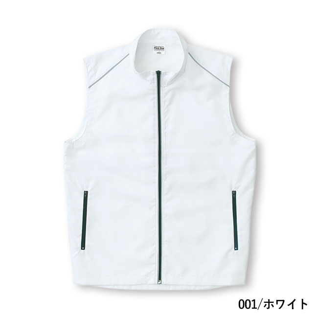 リフレクスポーツベスト（00068-RSV）本体　001/ホワイト