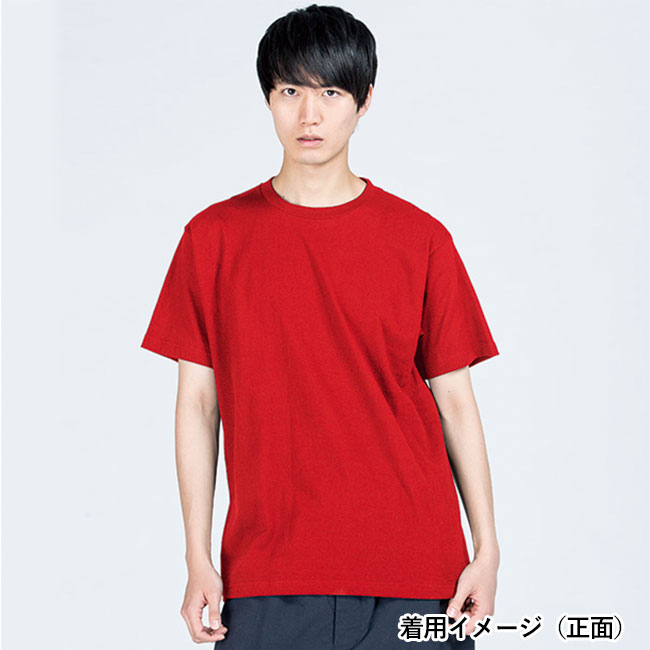 5.6オンス　ヘビーウェイトTシャツ（00085-CVT）着用イメージ（正面）