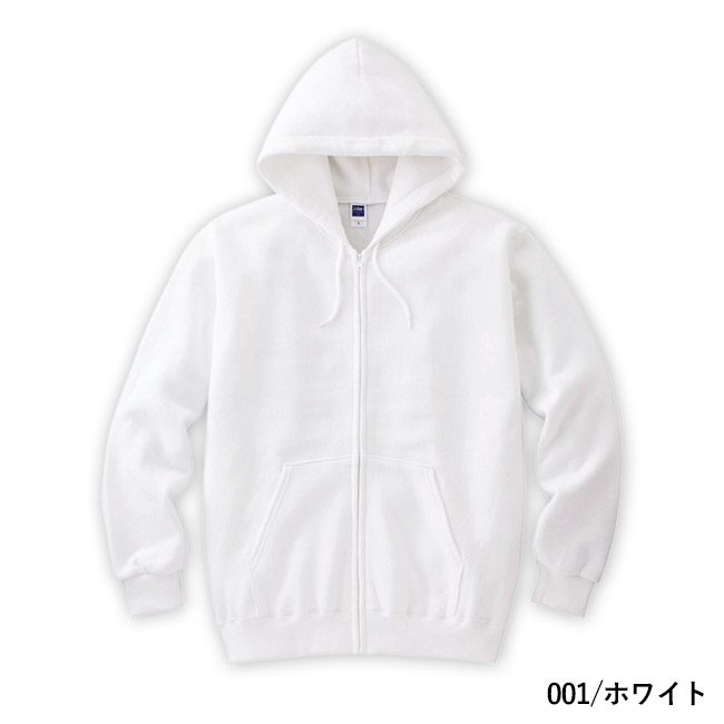 8.4オンス　ジップアップライトパーカー（00217-MLZ）本体　001/ホワイト