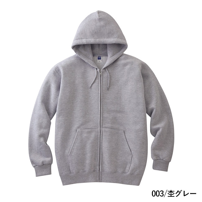 8.4オンス　ジップアップライトパーカー（00217-MLZ）本体　003/杢グレー