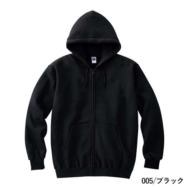 8.4オンス　ジップアップライトパーカー（00217-MLZ）本体　005/ブラック