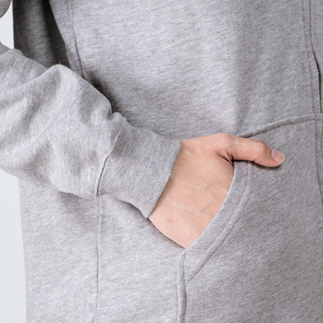 8.4オンス　ジップアップライトパーカー（00217-MLZ）ポケット部分