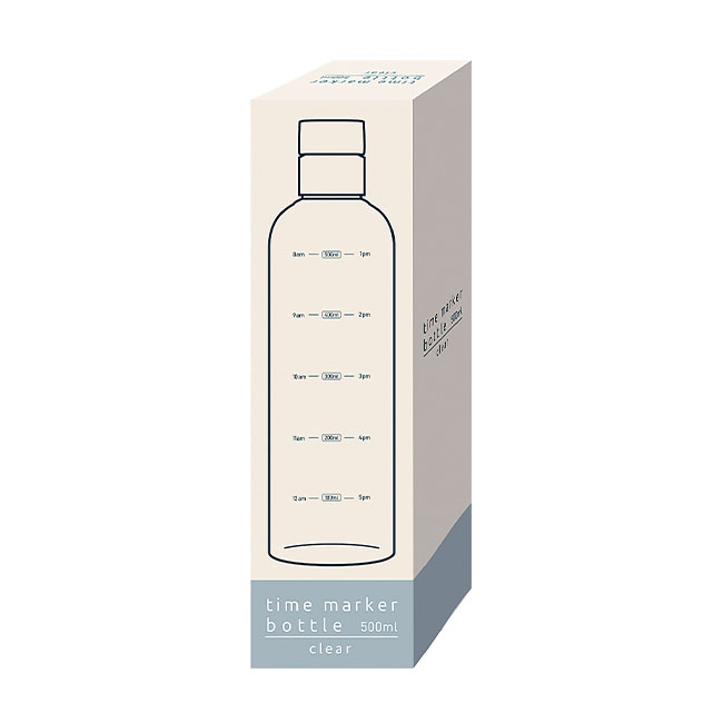 タイムマーカーボトル 500ml（SNS-2700097）商品パッケージ