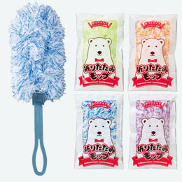 キレイがだいすきシロクマくん／折りたたみモップ