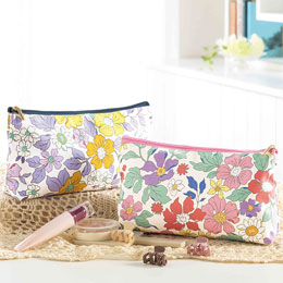 アネリ／花柄ポーチ