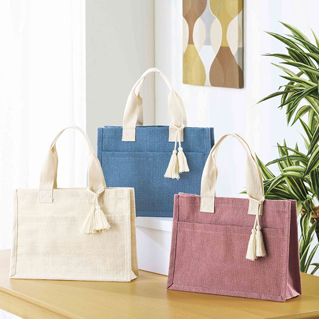 リクス／タッセルジュートバッグ（SNS-2700410）