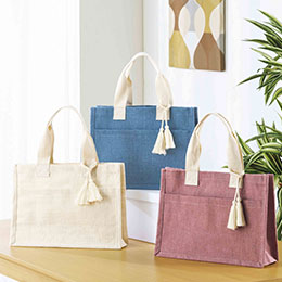 リクス/タッセルジュートバッグ