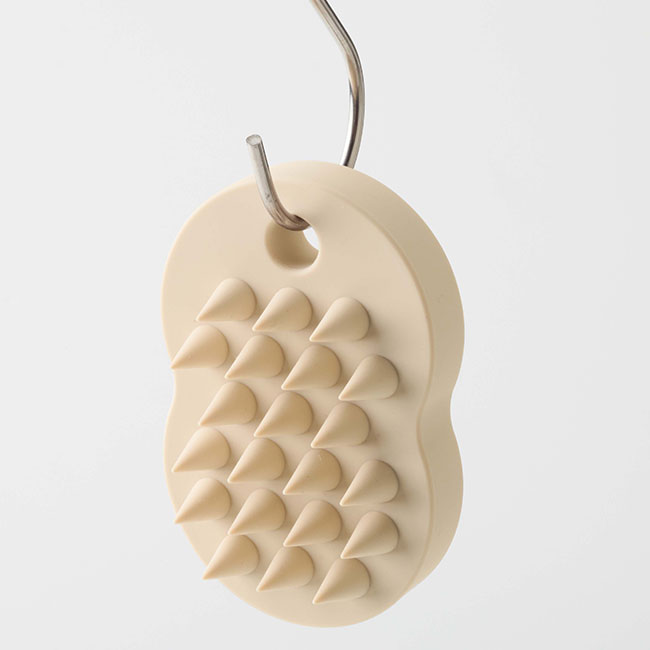 ノッカ／シリコンブラシ（SNS-2700427）フックに掛けられる