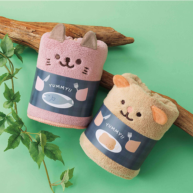 アニマルム／ふわふわフェイスタオル（SNS-2700429）