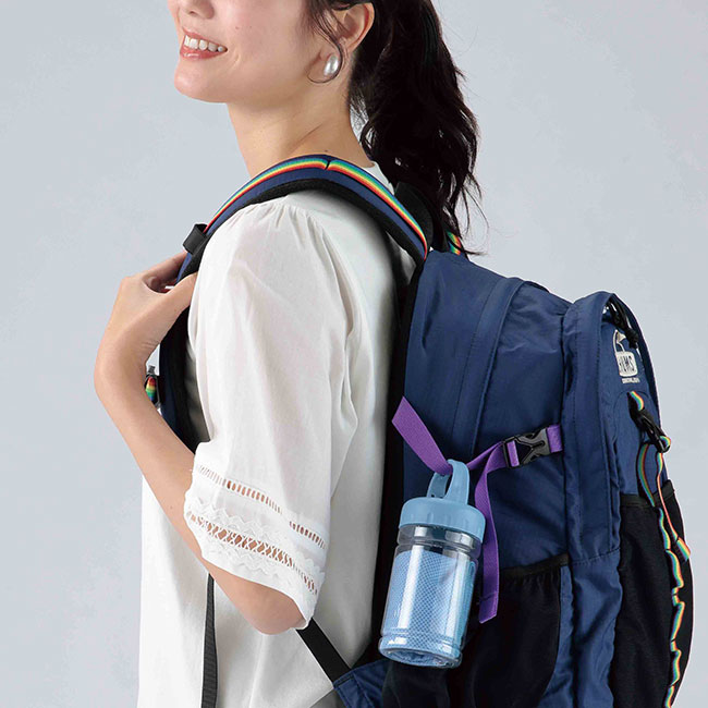 ウォーレ／クールタオル（カラビナボトル入）（SNS-2700438）カラビナボトルで手軽に持ち運び